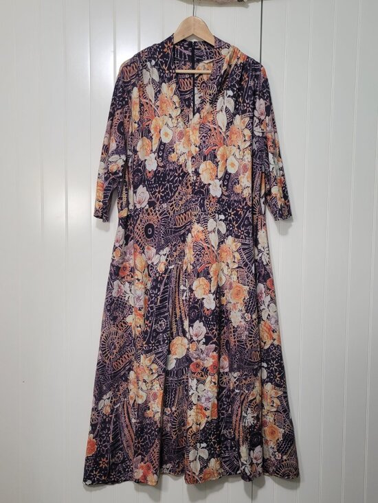 Soft Surroundings Dresses & Skirts - Soft Surroundings Naima Boho Festival Hippie Cottagecore Floral Print Maxi Dress